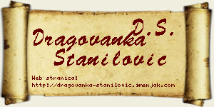 Dragovanka Stanilović vizit kartica